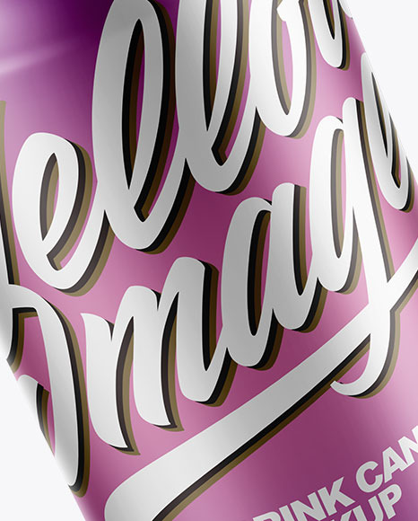 Matte Can Mockup PSD #6