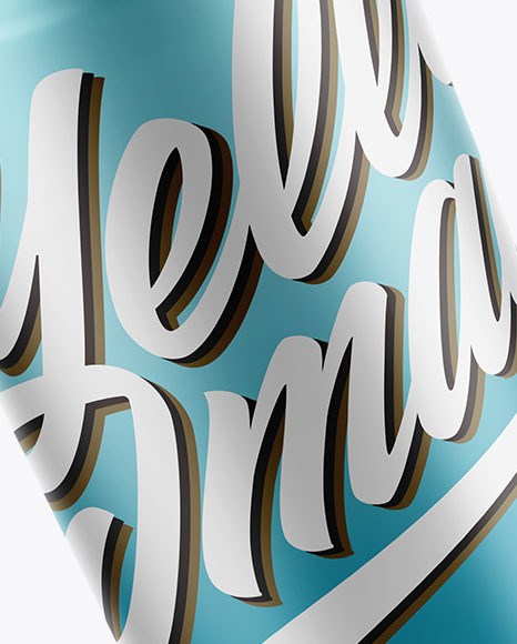 Matte Can Mockup PSD #6