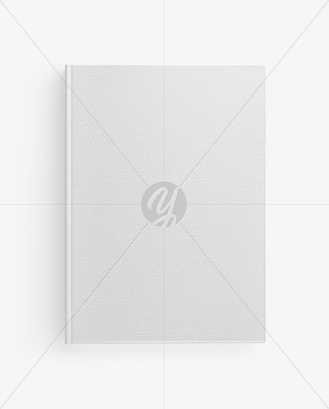 Hardcover Book w  Fabric Cover Mockup PSD #1