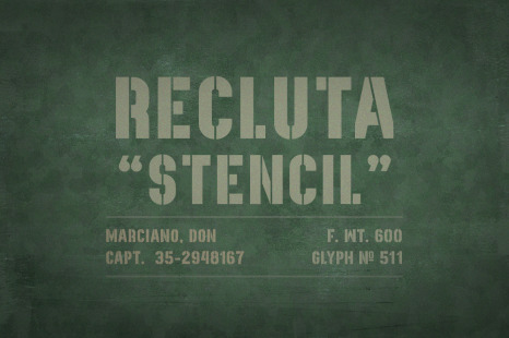 Recluta Stencil