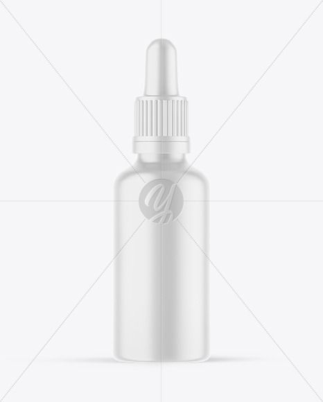 Matte Plastic Dropper Bottle Mockup In Bottle Mockups On Yellow Images Object Mockups