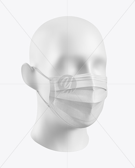 Download Respirator Mockup In Apparel Mockups On Yellow Images Object Mockups