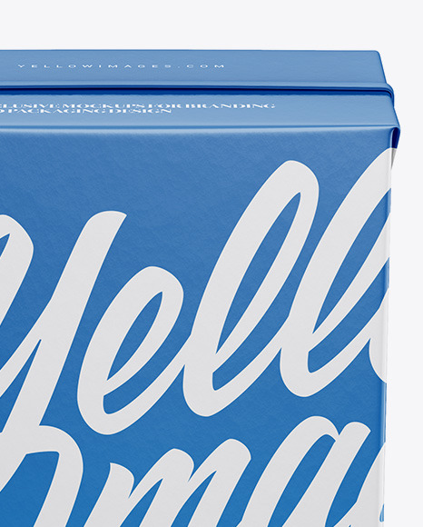 Download Milk Box Mockup Front View High Angle In Box Mockups On Yellow Images Object Mockups Yellowimages Mockups