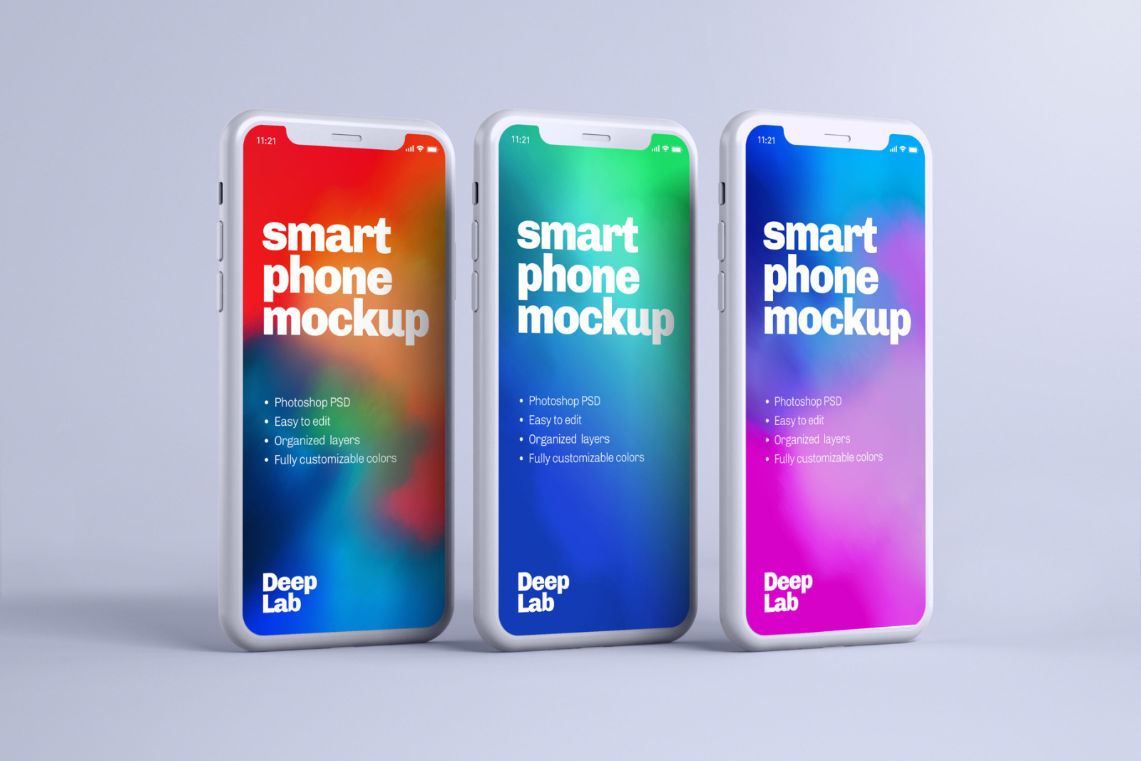 Download Iphone 11 Pro Clay Mockup Set In Device Mockups On Yellow Images Creative Store Yellowimages Mockups