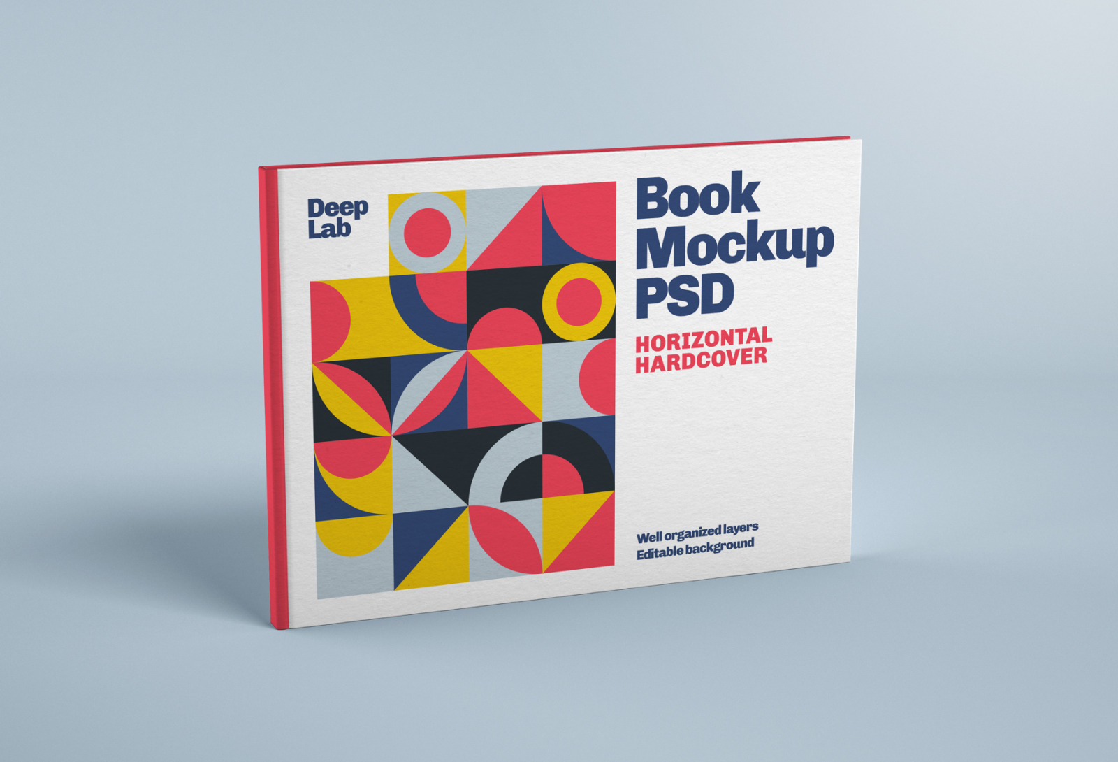 Download Horizontal Book Cover Mockup Set In Product Mockups On Yellow Images Creative Store Yellowimages Mockups