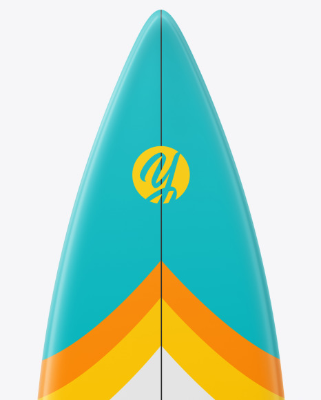 Download Surfboard Performance Mockup - Front View in Stationery Mockups on Yellow Images Object Mockups