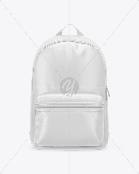 Download Leather Backpack Mockup Front View In Apparel Mockups On Yellow Images Object Mockups PSD Mockup Templates