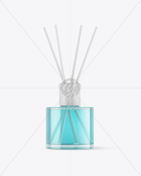 Glass Diffuser Bottle Mockup PSD #1