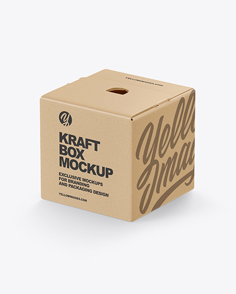 Download Kraft Paper Box Mockup Yellowimages Free Psd Mockup Templates PSD Mockup Templates