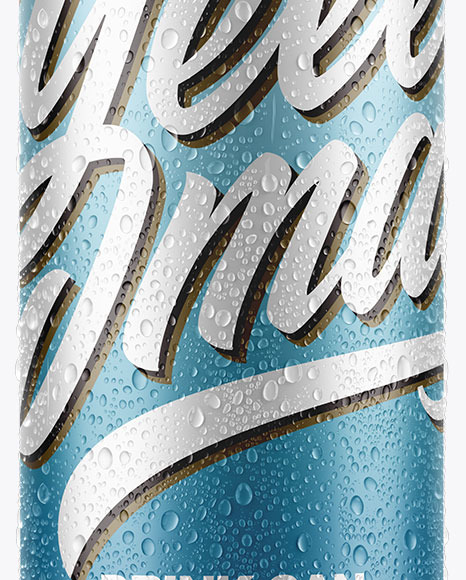 Download Can with Water Drops Mockup in Can Mockups on Yellow ...