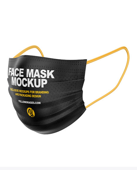 Download Black Mask Mockup Free - Best Free Mockups To Download Design