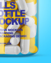 Clear Pills Bottle Mockup