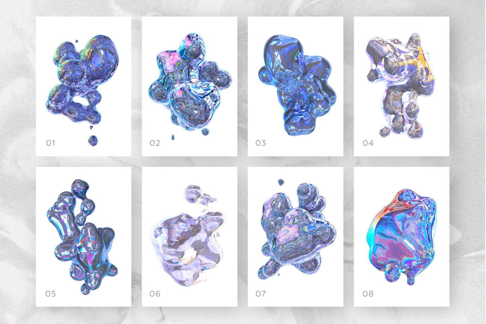 23 HOLOGRAPHIC SHAPES