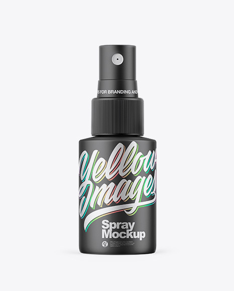 Download Matte Metallic Spray Bottle Mockup In Bottle Mockups On Yellow Images Object Mockups