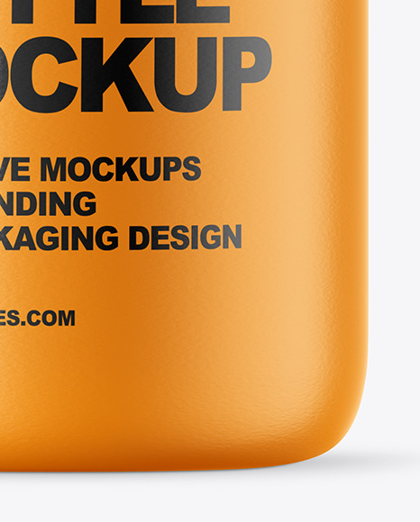 Matte Pills Bottle Mockup PSD #1
