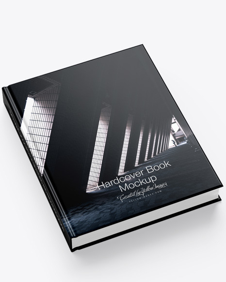 Hardcover Book w  Matte Cover Mockup PSD #3