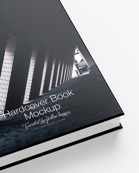 Hardcover Book w  Matte Cover Mockup PSD #4