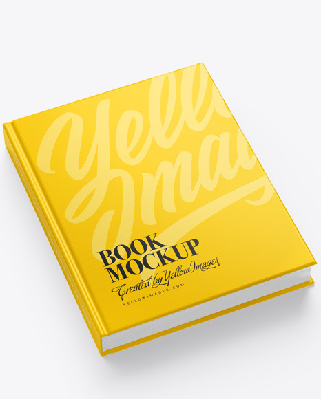 Hardcover Book w  Matte Cover Mockup PSD #7