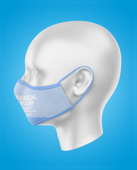 Download Face Mask Mockup In Apparel Mockups On Yellow Images Object Mockups Yellowimages Mockups