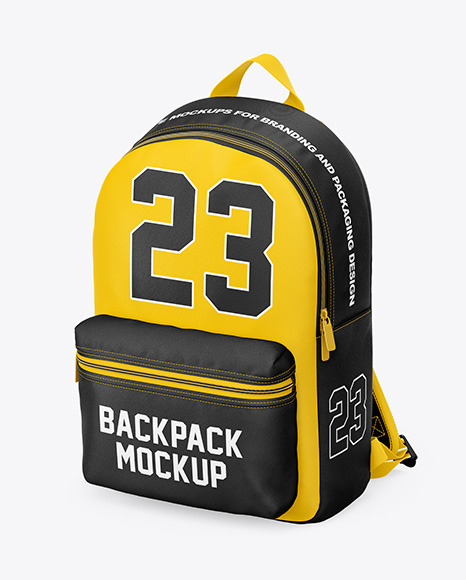 Download Backpack Mockup Front View - Free PSD Mockups Template ...