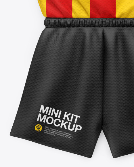 Download Jersey Mini Kit Mockup in Object Mockups on Yellow Images ...