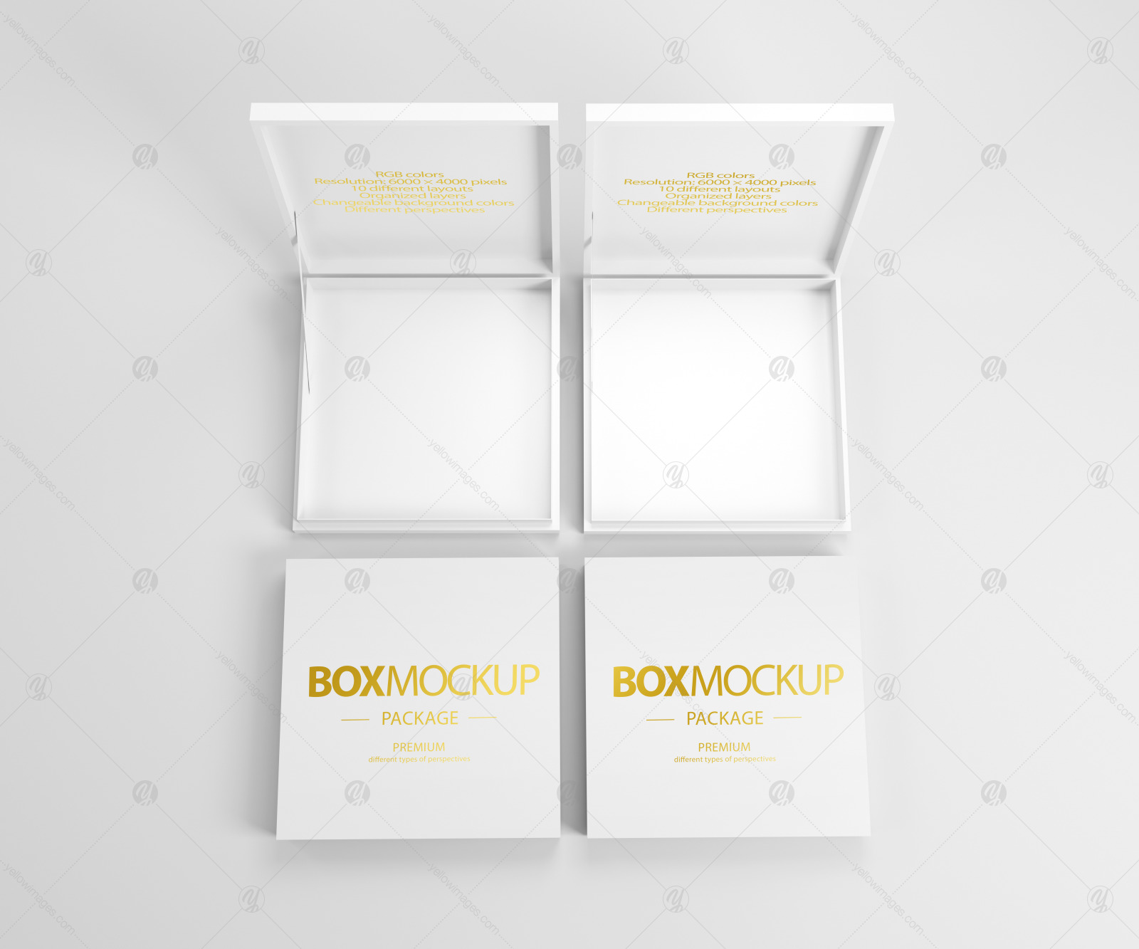 Download Box Package Mockup In Packaging Mockups On Yellow Images Creative Store