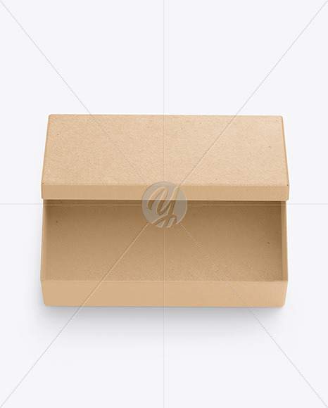 Download Kraft Shoes Box Mockup In Box Mockups On Yellow Images Object Mockups