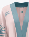 Download Women S Long Kimono Mockup In Apparel Mockups On Yellow Images Object Mockups