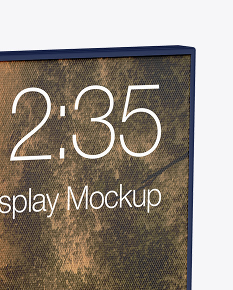 Download Glossy Multi Display Mockup Half Side View In Device Mockups On Yellow Images Object Mockups PSD Mockup Templates