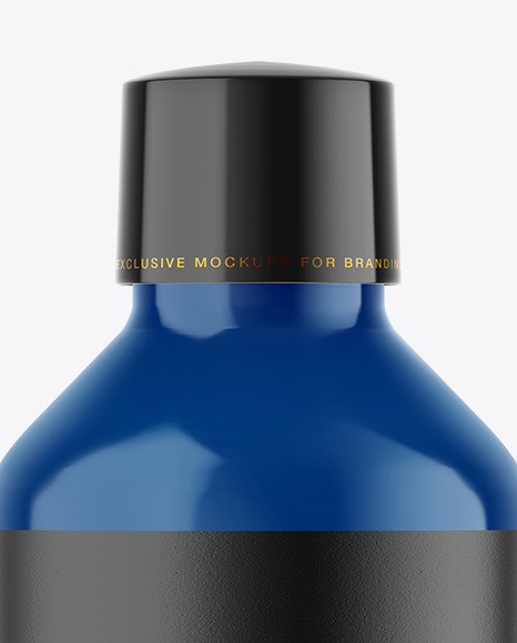 Glossy Cosmetic Bottle Mockup