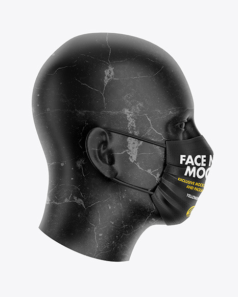 Download Face Mask Mockup In Apparel Mockups On Yellow Images Object Mockups Yellowimages Mockups