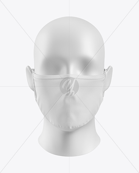 Download Face Mask Mockup In Apparel Mockups On Yellow Images Object Mockups