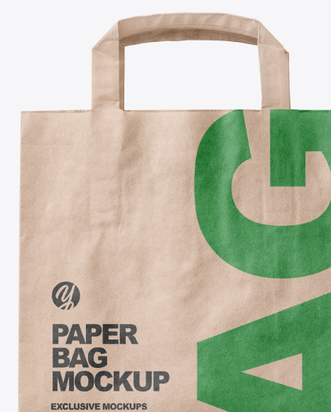 Download Paper Bag Mockup In Bag Sack Mockups On Yellow Images Object Mockups