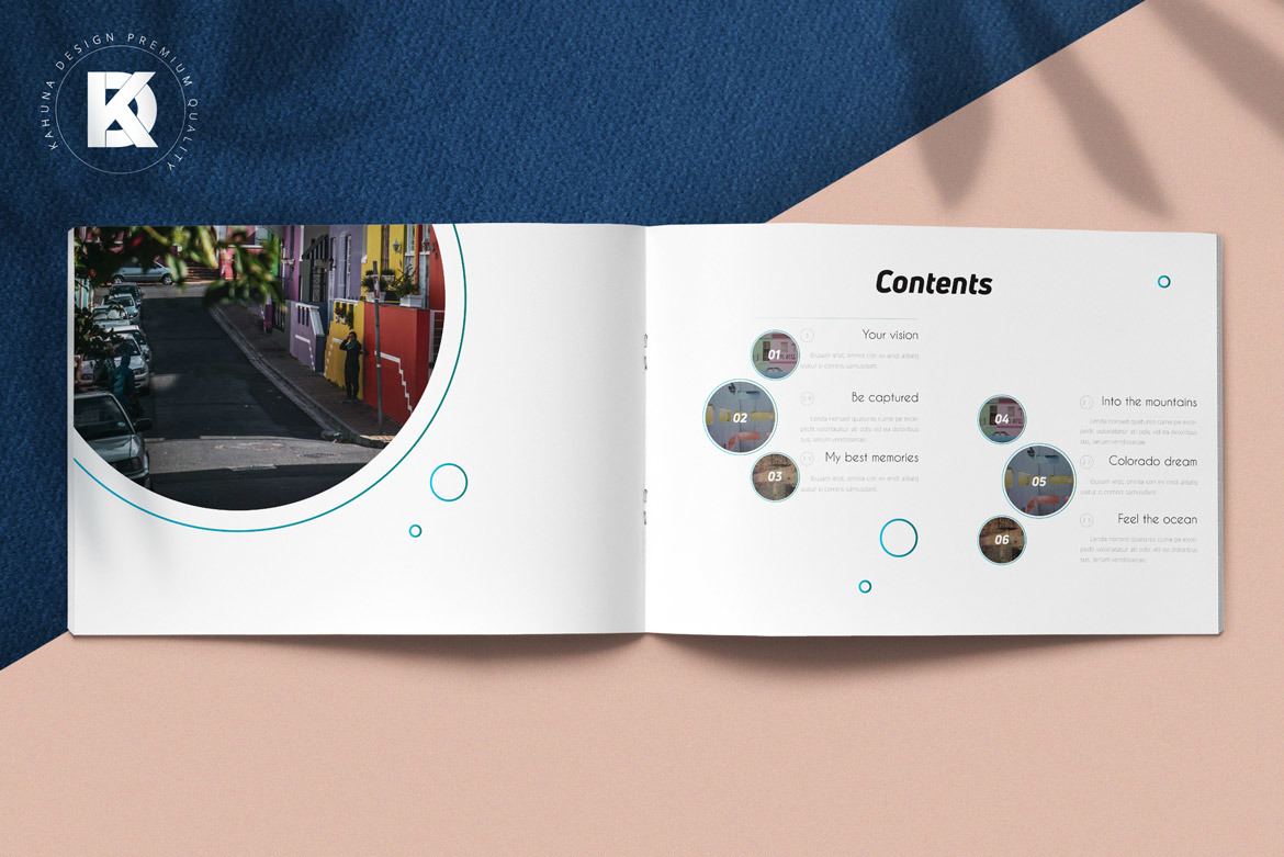 A5 Tri Fold Brochure Mockup Free