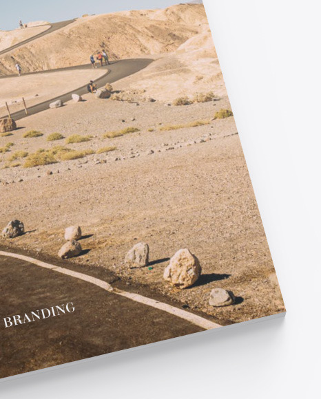 Matte Magazine Mockup PSD #7