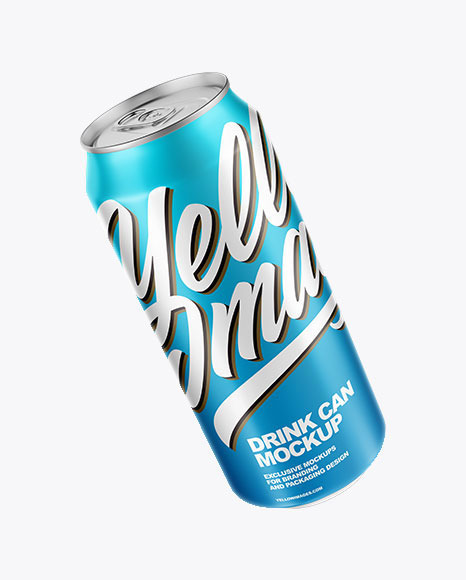 Download Metallic Spray Can Mockup Yellow Author PSD Mockup Templates