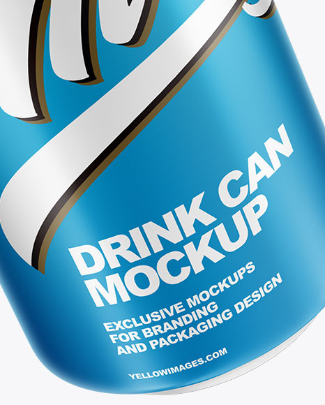 Download Can Mockup In Can Mockups On Yellow Images Object Mockups PSD Mockup Templates