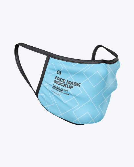 Download Face Mask Mockup In Apparel Mockups On Yellow Images Object Mockups