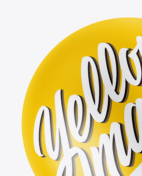 Matte Balloon Mockup PSD #1