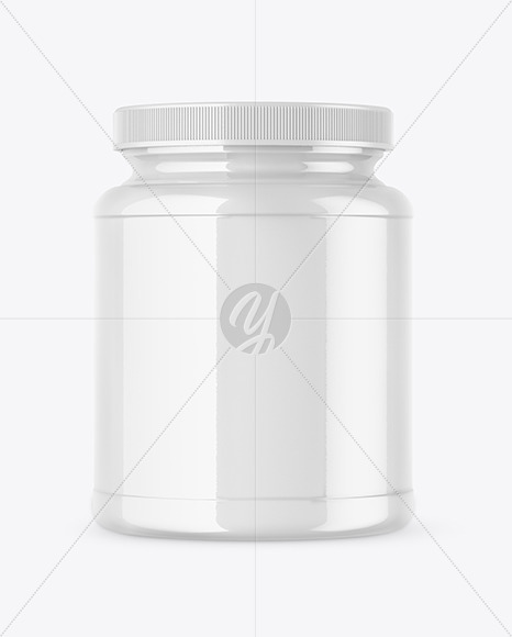 Download Matte Plastic Jar Mockup Yellow Author PSD Mockup Templates