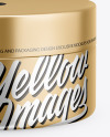 Metallic Lip Balm Jar Mockup