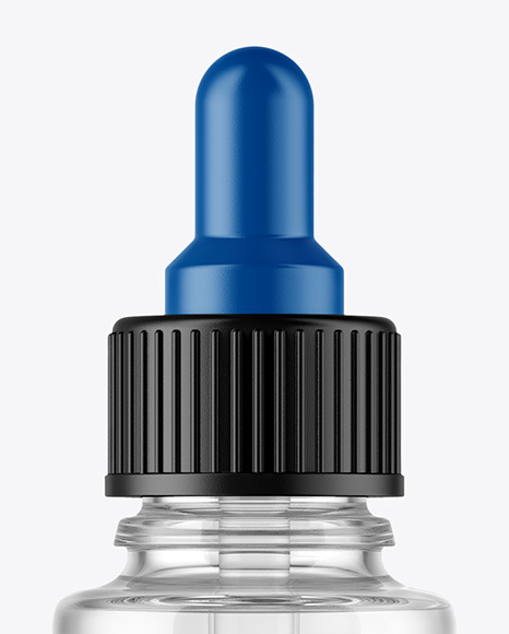 Clear Dropper Bottle Mockup PSD #2