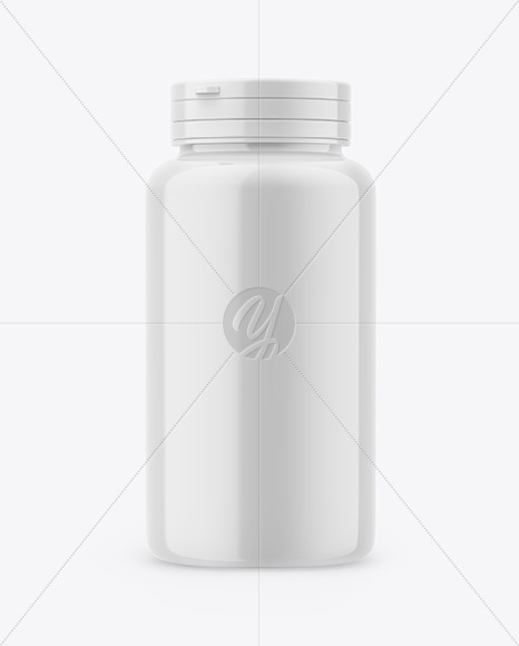 Download Glossy Pills Bottle Mockup In Bottle Mockups On Yellow Images Object Mockups PSD Mockup Templates