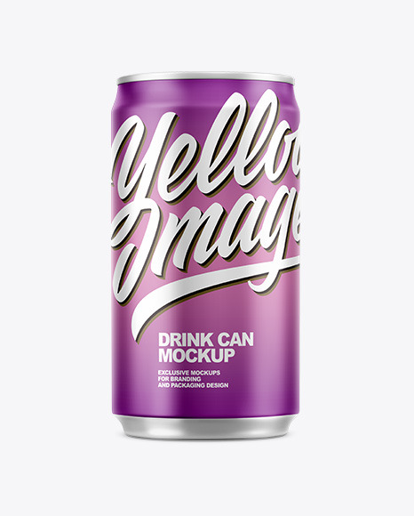 Matte Can Mockup