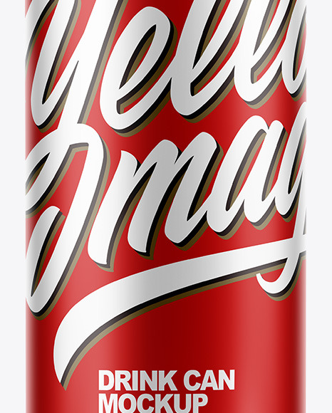 Matte Can Mockup PSD #6