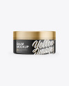 Glossy Lip Balm Jar Mockup