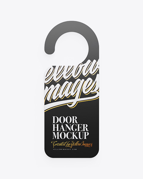 Door Hanger Mockup PSD #6