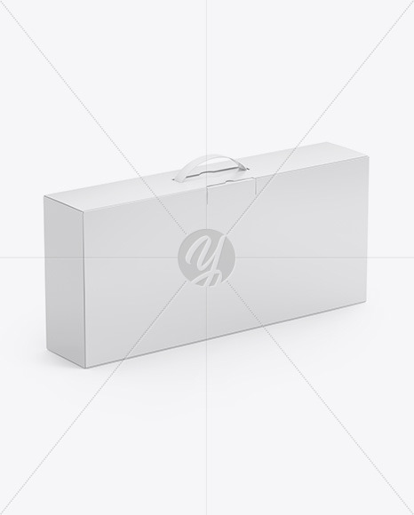 Download Paper Box With Handle Mockup In Box Mockups On Yellow Images Object Mockups Yellowimages Mockups