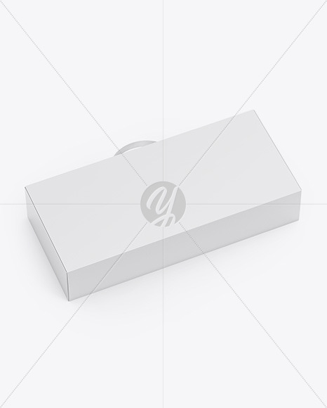 Download Paper Box With Handle Mockup in Box Mockups on Yellow ...