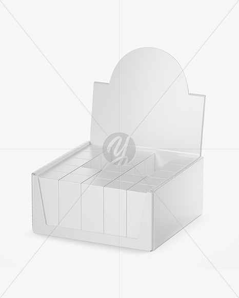 Download Kraft Display Box Kraft Boxes Mockup In Box Mockups On Yellow Images Object Mockups